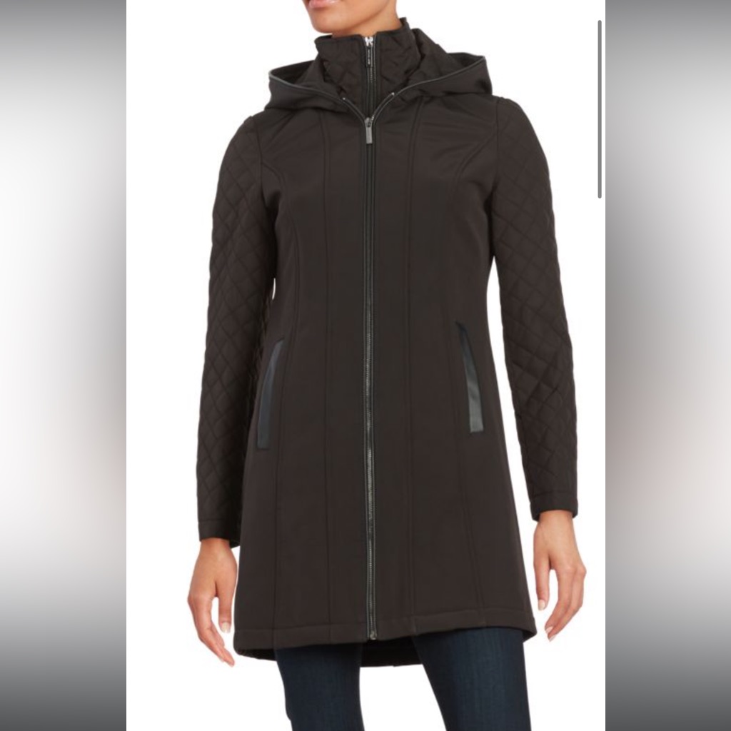 Michael, Michael Kors Contrast Softshell Jacket-Msrp $355 Sz Small (1 Call Out)